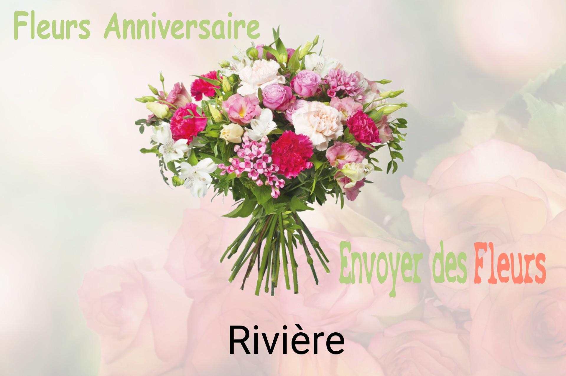 Bouquet de fleurs d’anniversaire livré à Rivière